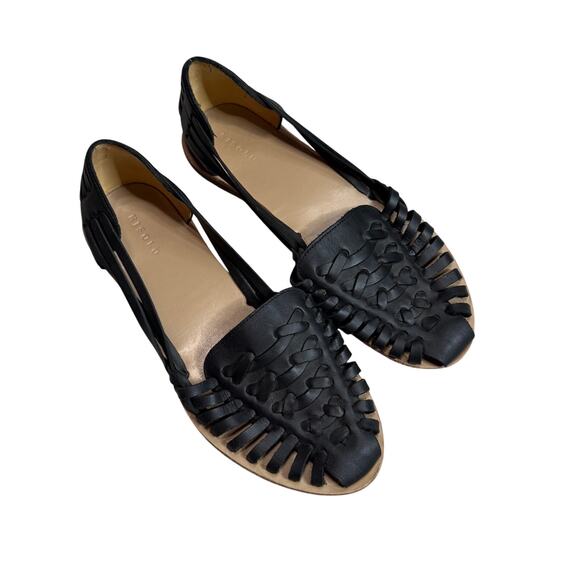 Nisolo Huarache Sandal Black Size 11 - Picture 2 of 8